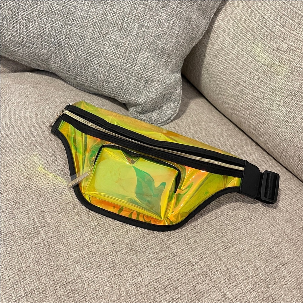 Lancome event Holographic Fanny waist bag